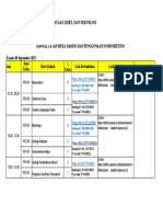 Agenda Kuliah Daring Kamis, 8 September