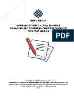 Buku Kerja Korespondensi Niaga Tingkat Dasar/basic Business Correspondence BHS - Is02.009.01