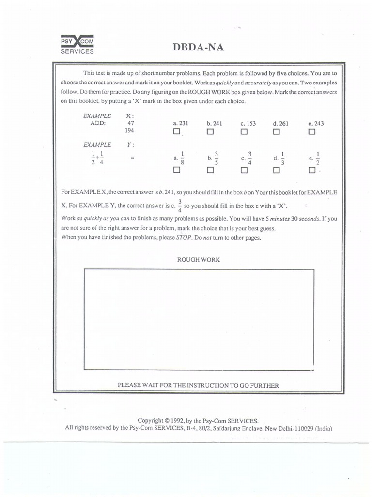 NA Numerical Ability PDF
