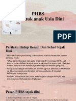 PHBS untuk Anak Usia Dini