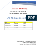 Lab Report On Standard Diode