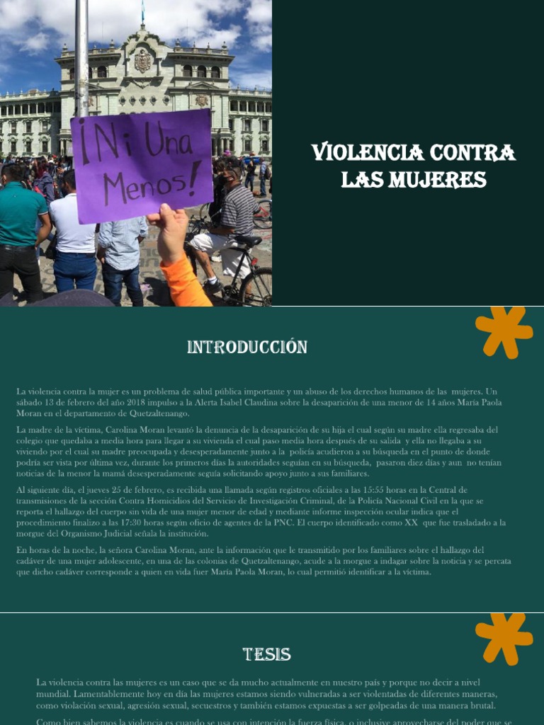 Violencia Contra Las Mujeres | PDF | La violencia contra las mujeres ...