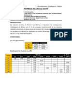 Informe Pruebas de Flotacion Bach - Reactivos STD Vs CYTEC