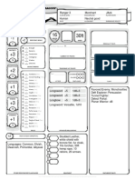 5E CharacterSheet Fillable