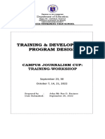 Campus Journalism Training Workshop