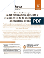 La Liberación Agrícola y El Aumento de La Inseguridad Alimentaria Mundial