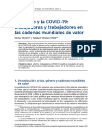 Revista Int Trabajo - 2021 - TEJANI - El g nero y la COVID‐19  trabajadoras y trabajadores en las cadenas mundiales de