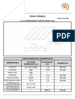 Ficha Técnica Placa Fibrocemento 234.8