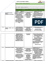 Planejamento semanal de atividades para creche