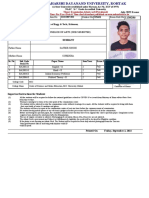 MDU Rohtak BA Exam Admit Card