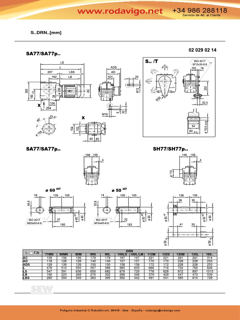 Motorreductor S DRN Sew Eurodrive | PDF