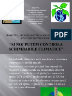 Si Noi Putem Controla Schimbarile Climatice