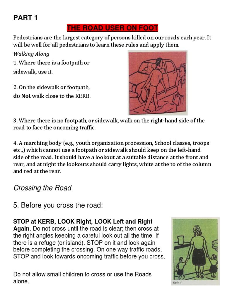 Guyana Road Traffic Code PDF Traffic Road