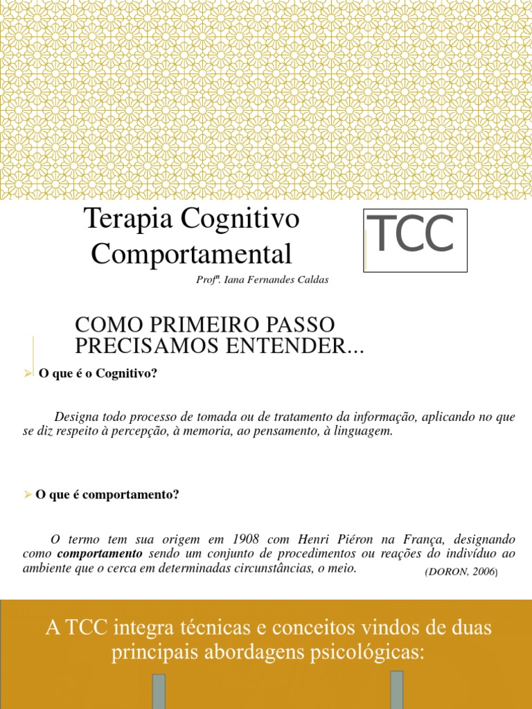 Introdução A Terapia Cognitivo Comportamental Download Grátis Pdf