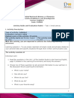 Activity Guide and Evaluation Rubric - Unit 1 - Task 1 - Initial Activity