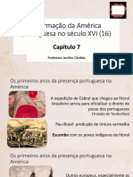 HISTÓRIA 7 ANO - A FORMAÇÃO DA AMÉRICA PORTUGUESA NO SÉCULO XV