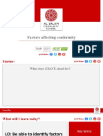 4 - Factors Affecting Conformity