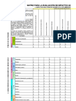 Matriz de Identificación y Valoración