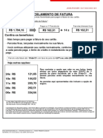 Parcelamento de fatura de cartão com até 24x e taxa a partir de 4,47% ao mês