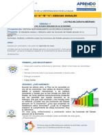 4° Grado "A" "B" "C": Ciencias Sociales: Las Funciones Del Estado Peruano en La Economía