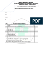 Daftar Kelengkapan Berkas Kredensial TGM