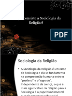 Sociologia da Religião 