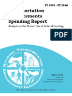 Transportation Enhancements Spending Report FY 1992 - FY 2010