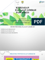 Kebijakan Pengelolaan Limbah Bagi Fasyankes - 140922