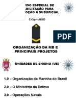 Fase 2 - Organização Da MB e Principais Projetos