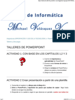 TALLERES DE POWERPOINT - Informatica