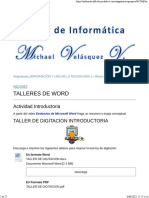 TALLERES DE WORD - Informatica