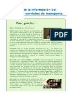 Obtención de La Información Del Mercado de Servicios de Transporte.