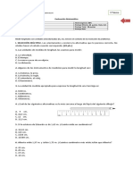 Evaluación 5º Básico Septiembre