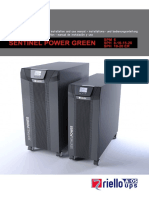 Riello Sentinel Power Green User Manual