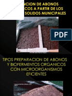 Abonos organicos Municipales