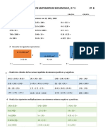 Examen y Respuesta de Matematicas Secuencias 1