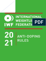 International Weightlifting Federation: Anti-Doping Rules