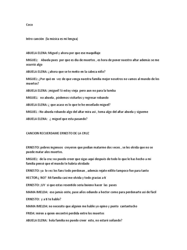 Coco | PDF