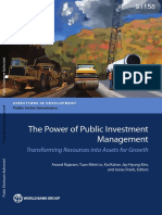 The Power of Public Investment Management Transforming Resources Into Assets For Growth