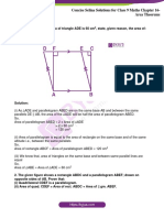 Concise Selina Solutions For Class 9 Maths Chapter 16 Area Theorems