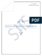 CATCH UP BOOKLET PRIMARY 4 Math61nr7