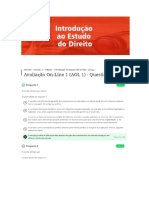 Introdução Ao Estudo Do Direito (Avaliações 1 e 2)