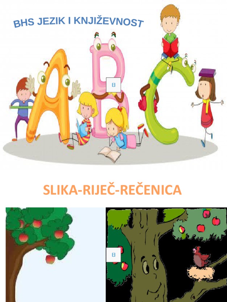 BHS Slika Riječ Rečenica | PDF