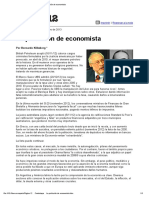 Página 12 Contratapa La Profesión de Economista Bernardo Kliksberg
