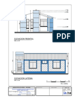 Elevacion Frontal: "Proyecto de Vivienda Nueva en El Municipio de San