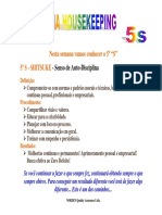 Nesta Semana Vamos Conhecer o 5º "S" 5º S - Shitsuke: - Senso de Auto-Disciplina