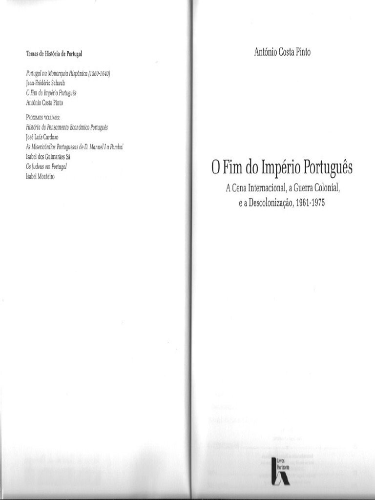 O Fim Do Imperio Portugues Pdf