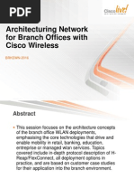 Wireless Branch Office Network Architecture