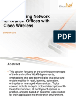 Wireless Branch Office Network Architecture