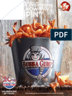 Bubba Gump Menu Es